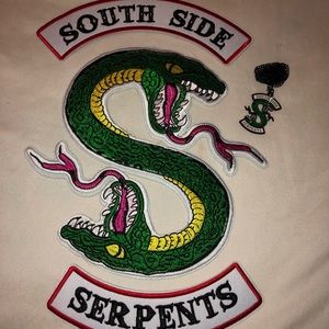 CLEARANCE! Southside serpents jacket patch necklace Riverdale
